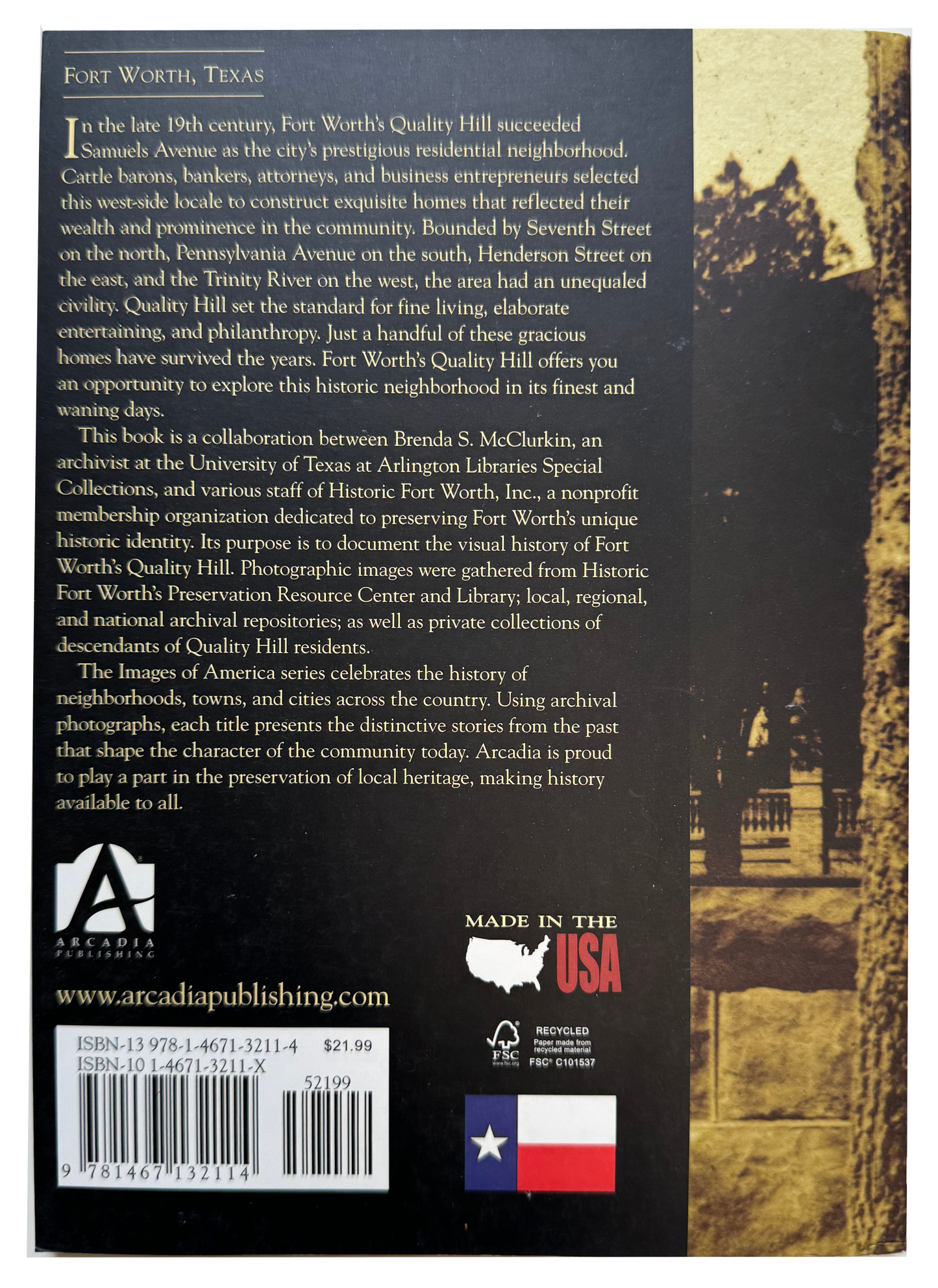 Fort Worth's Quality Hill (B. McClurkin and Historic Fort Worth, Inc.)