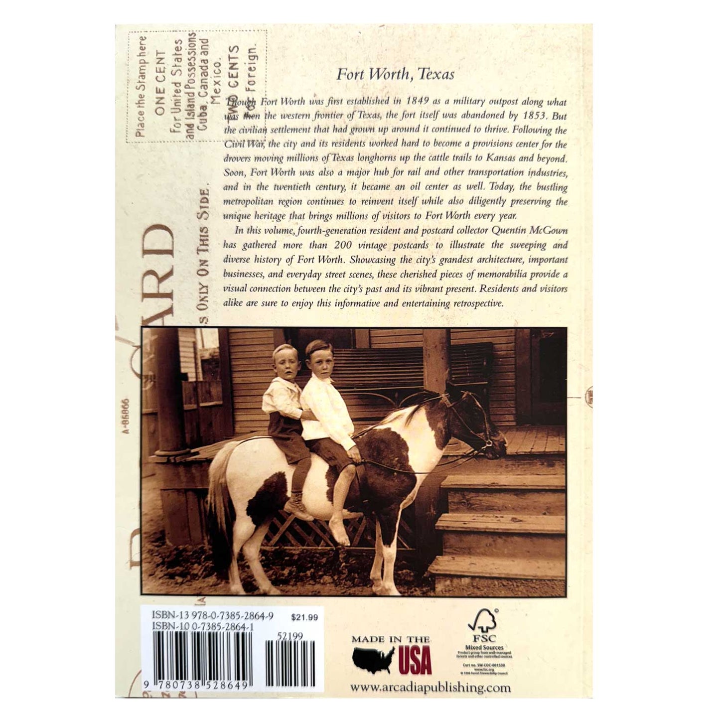 Postcard History Series, Fort Worth in Vintage Postcards