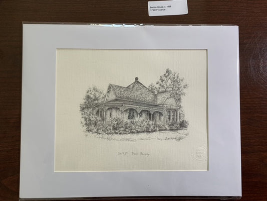 Limited Edition Print -Fort Worth's Benton House. 