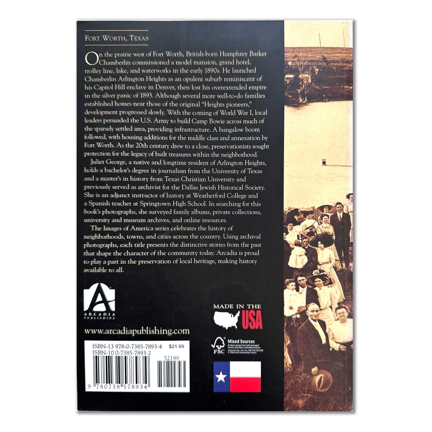 Fort Worth's Arlington Heights book Back cover