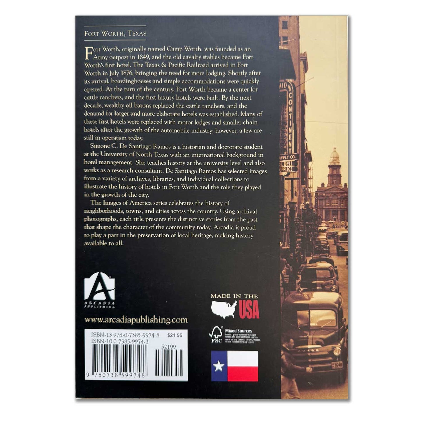 Fort Worth's Historic Hotels Book Back Cover