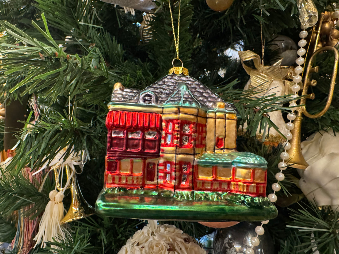 McFarland Blown Glass Ornament