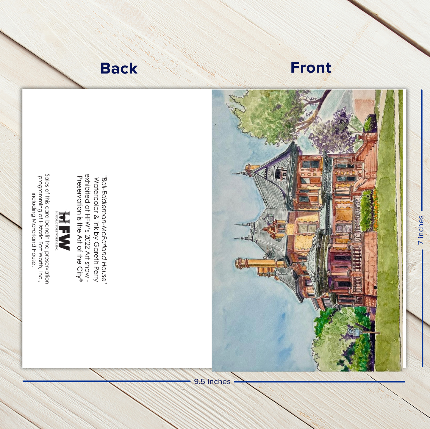 Ball-Eddleman-McFarland House Notecard