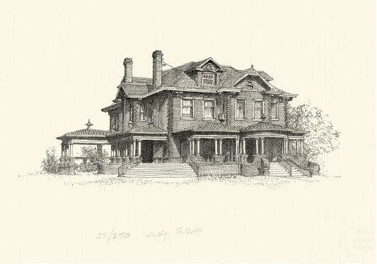 Reeves-Walker House Print by Judy Talbot - Numbered Print